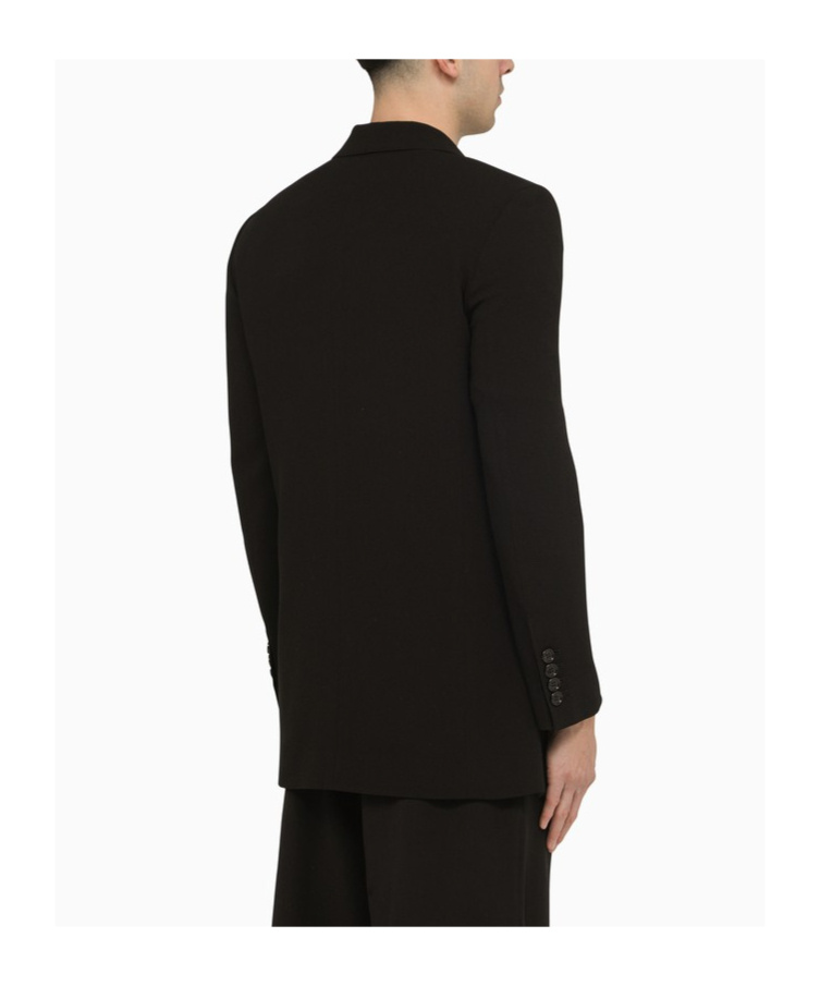 Ami Alexandre Mattiussi Ami Paris Black Wool Single Breasted Jacket In Black