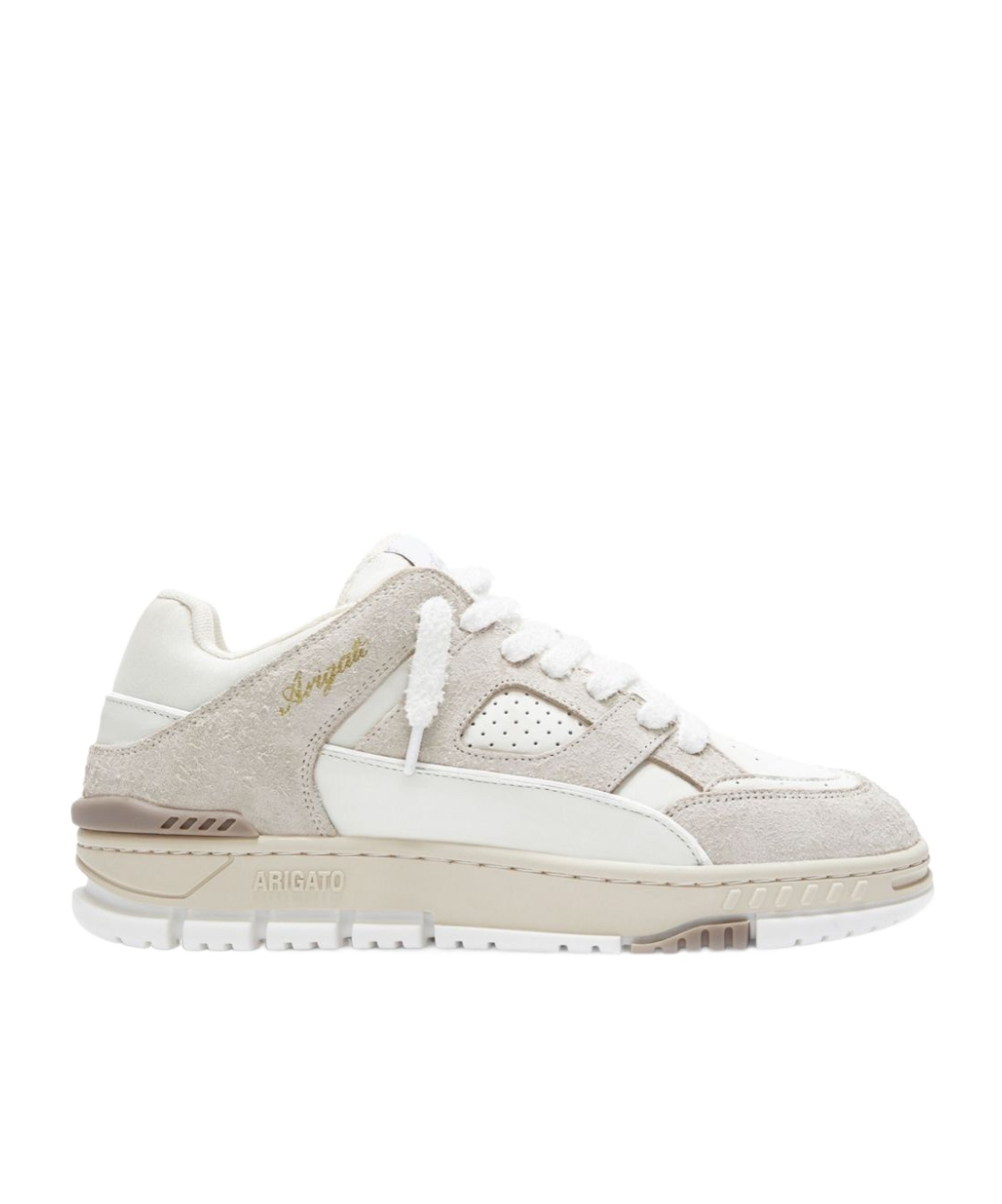 Axel Arigato Suede And Leather Sneakers With Cushioned Sole In Multi