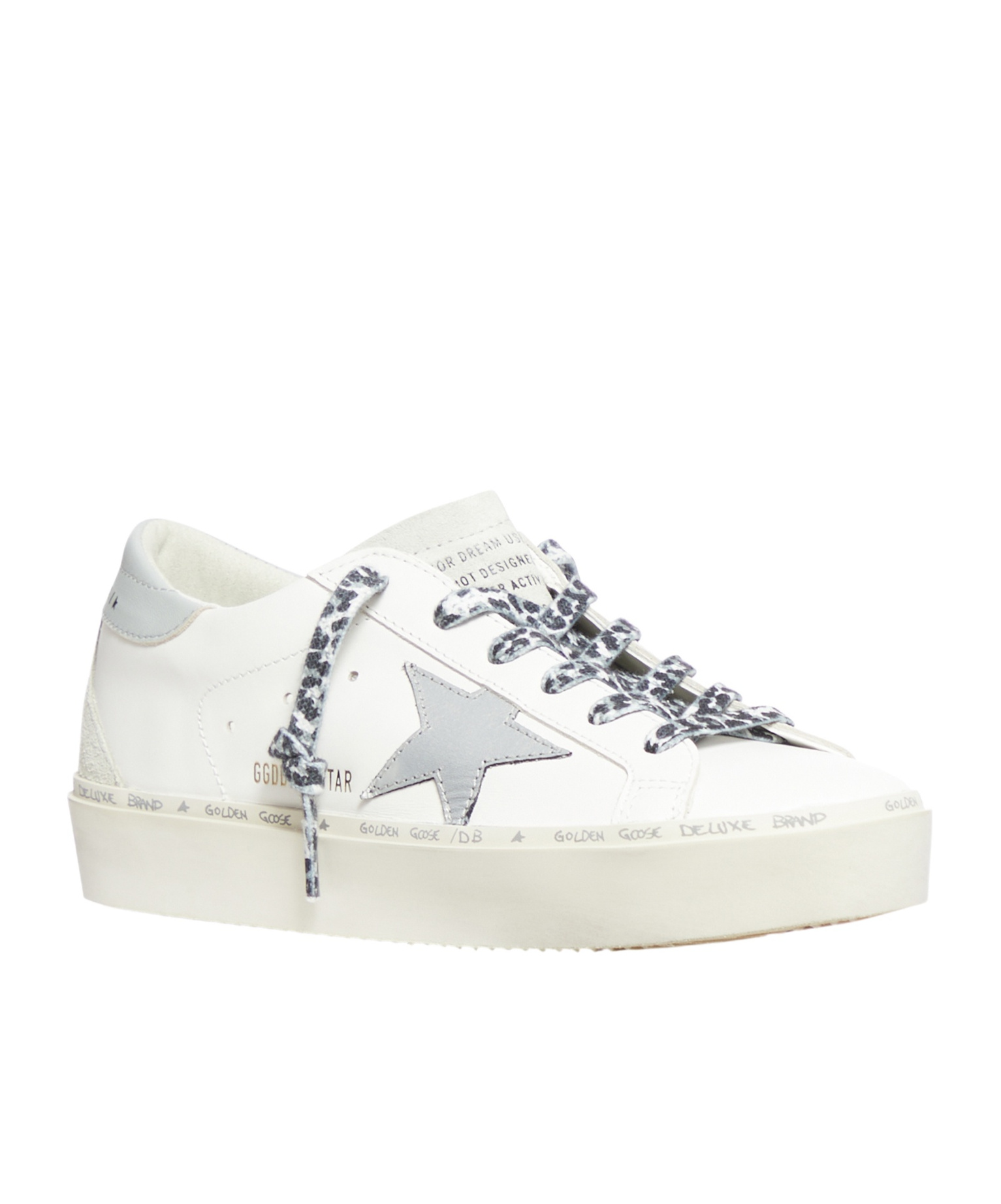 Golden Goose Hi Star Leather Sneaker In White