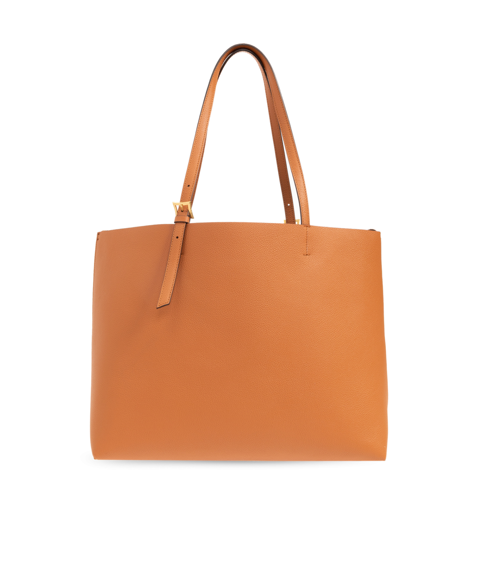 Mcm Logo Shoulder Bag In Orange