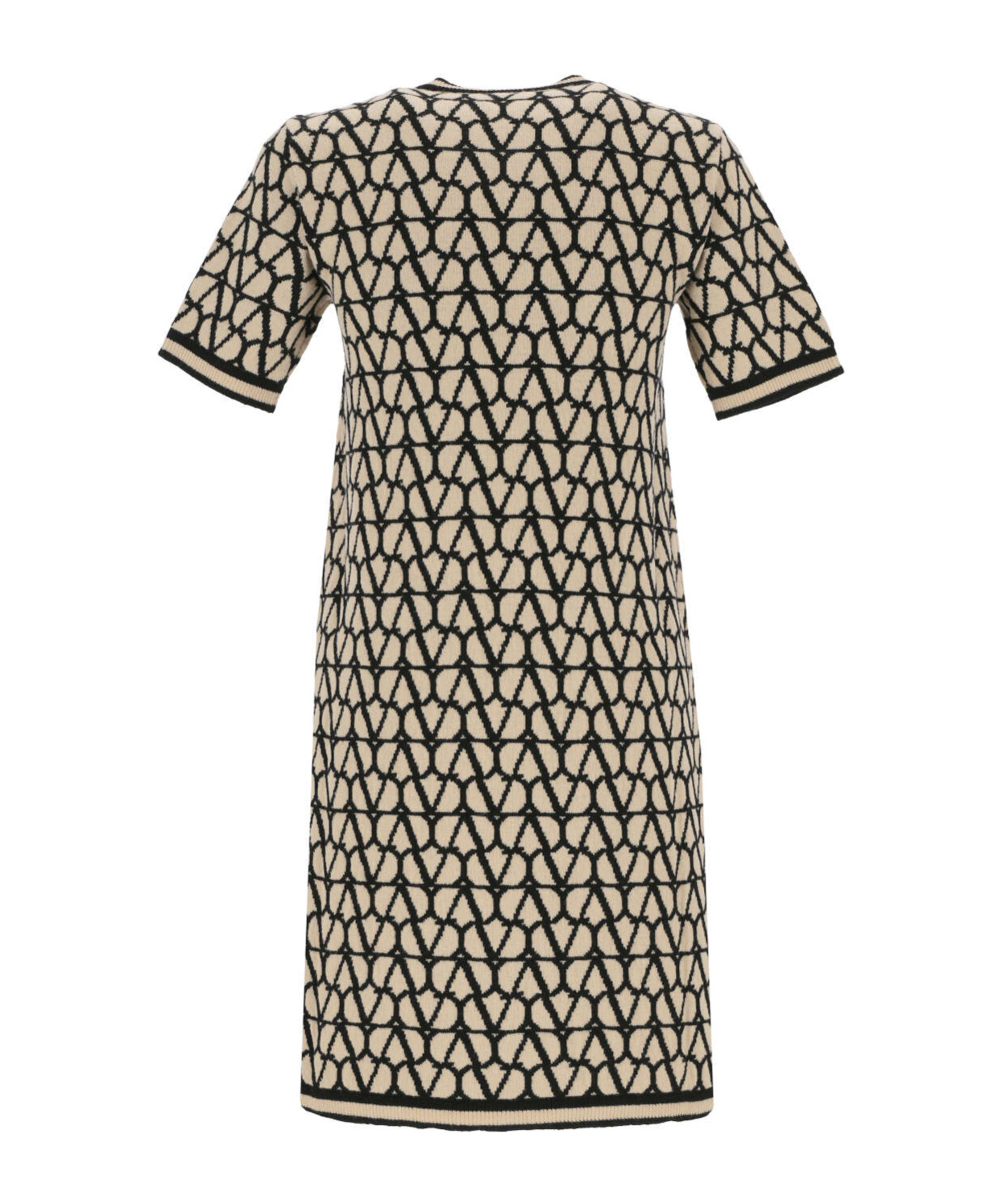 Valentino Toile Iconographe Jacquard Minidress In Nude