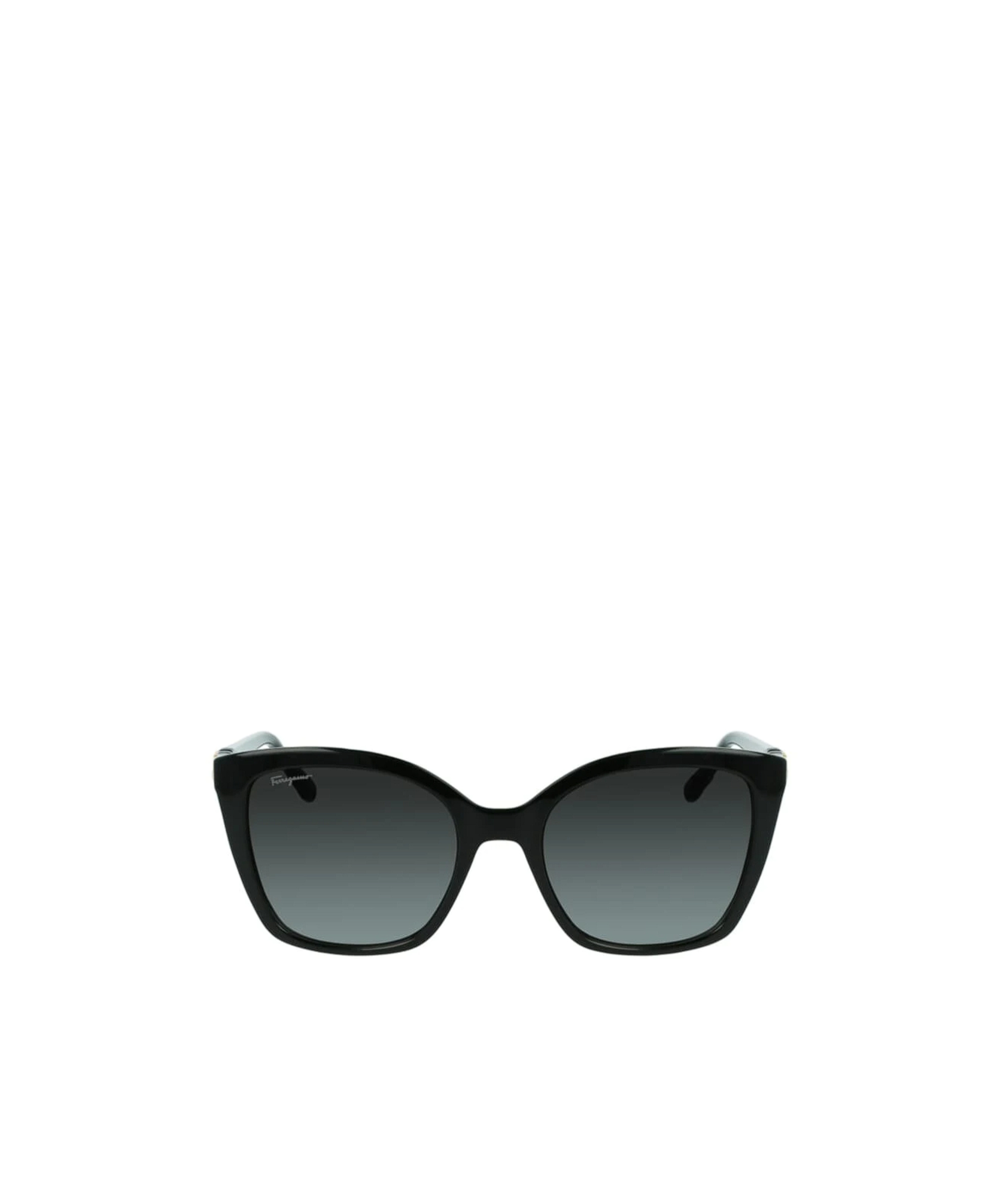 Ferragamo Gancini-embellished Oversized-frame Sunglasses In Black