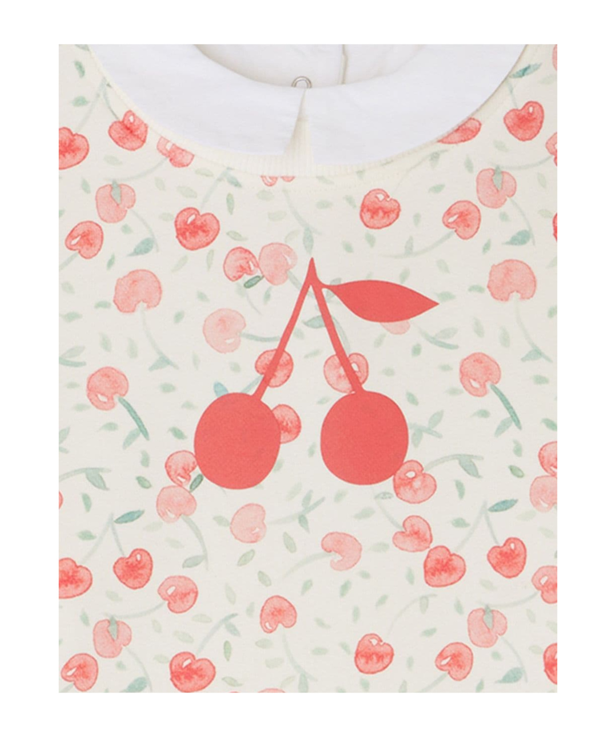 Bonpoint Claudine Printed Cotton Sweatshirt In White
