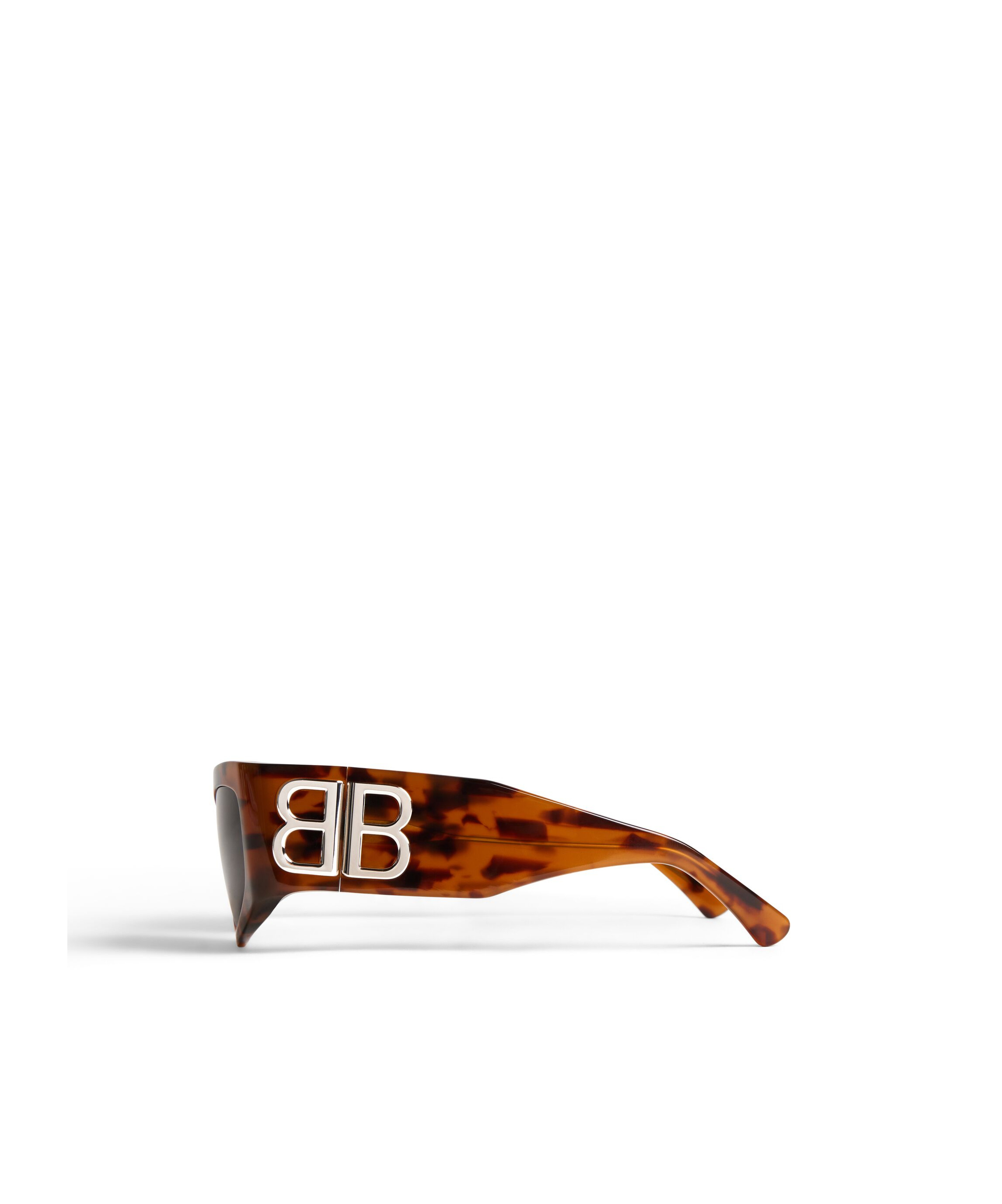 Balenciaga Bossy Tortoiseshell-effect Sunglasses In Brown
