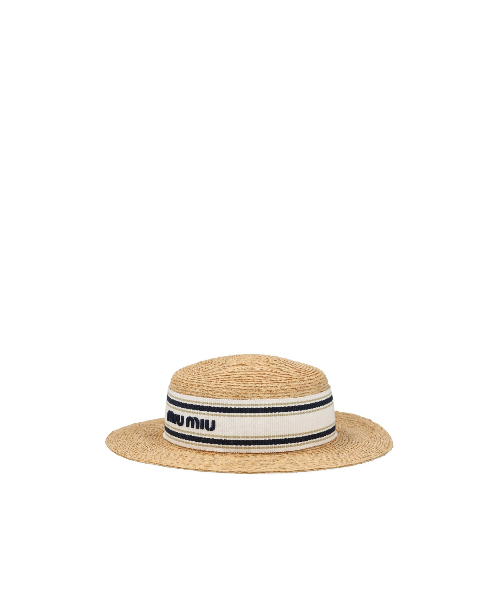 Miu Miu Woven Fabric Hat