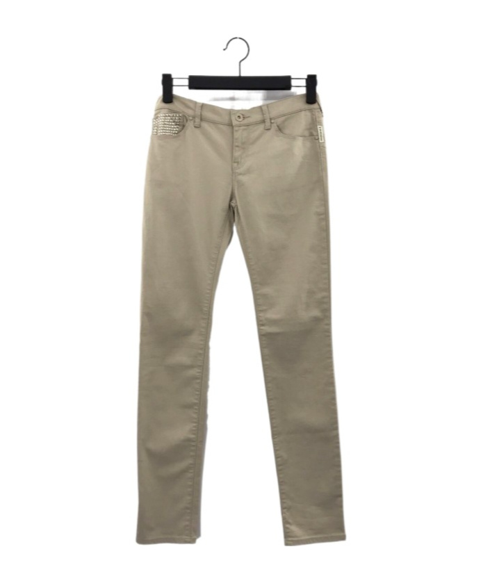 Armani Jeans Logo Jeans In Nude