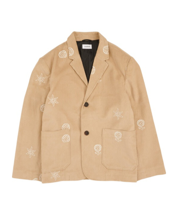 Soulland Long Sleeved Suit Jacket In Nude
