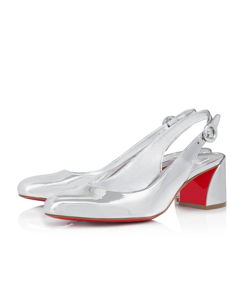 Christian Louboutin So Jane 60mm Pumps In Silver