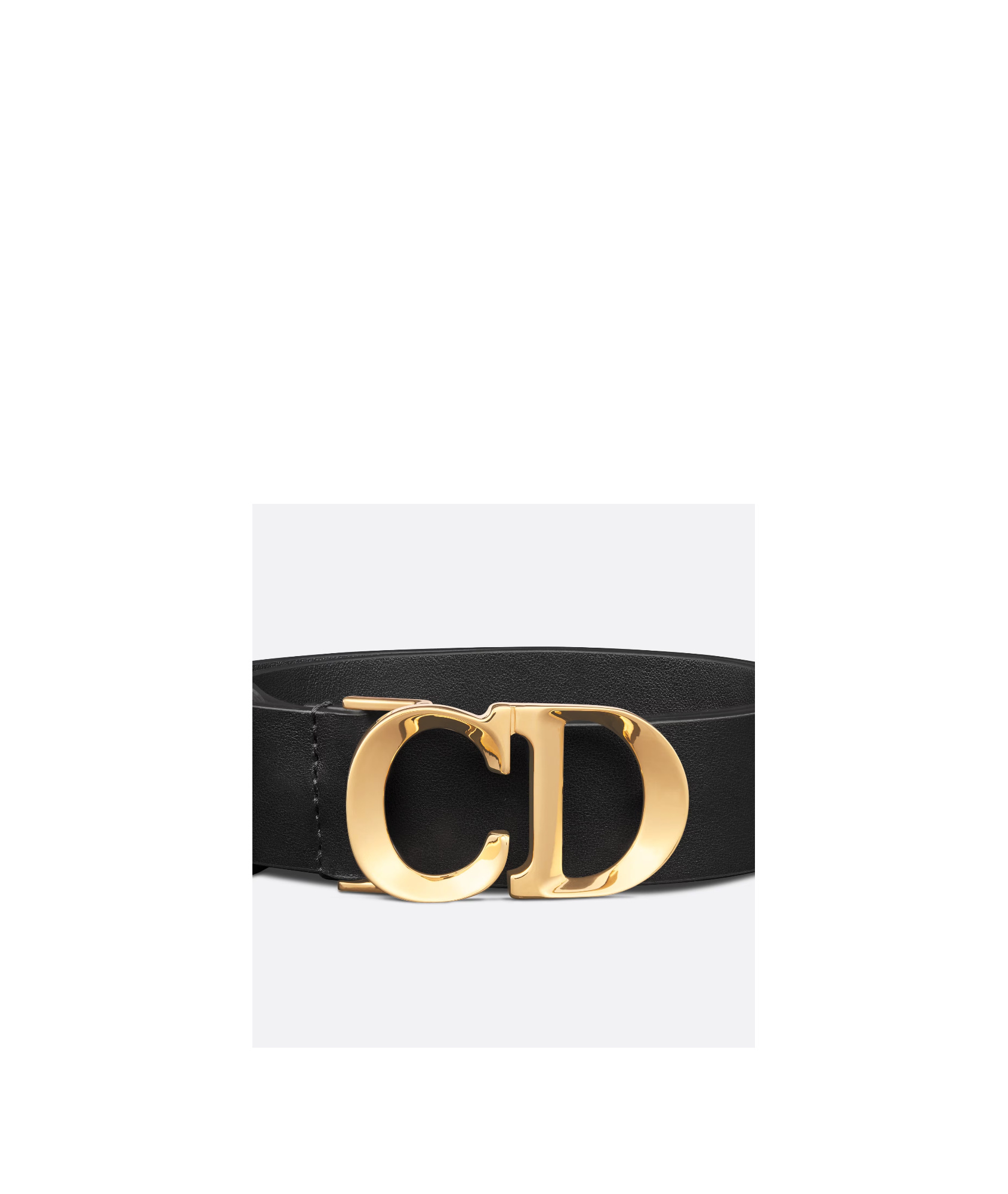 Dior Logo Belt In Black