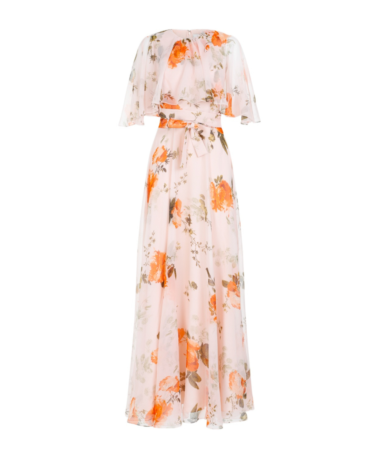 ERDEM FLORAL-PRINT SILK MAXI DRESS 