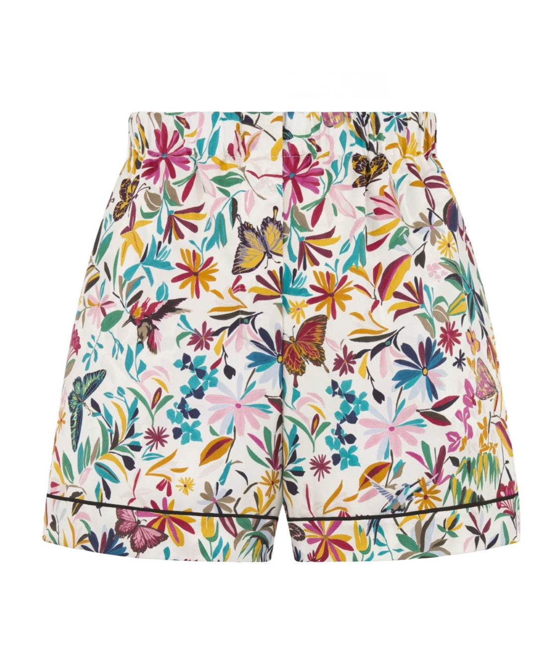 Dior Loose Waist Shorts In White