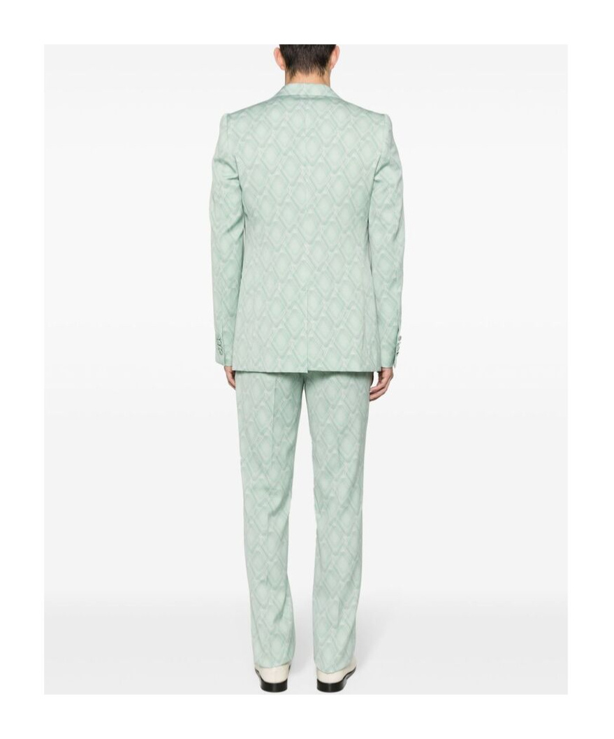 Dries Van Noten Long-sleeved Suit Two-piece Set In White