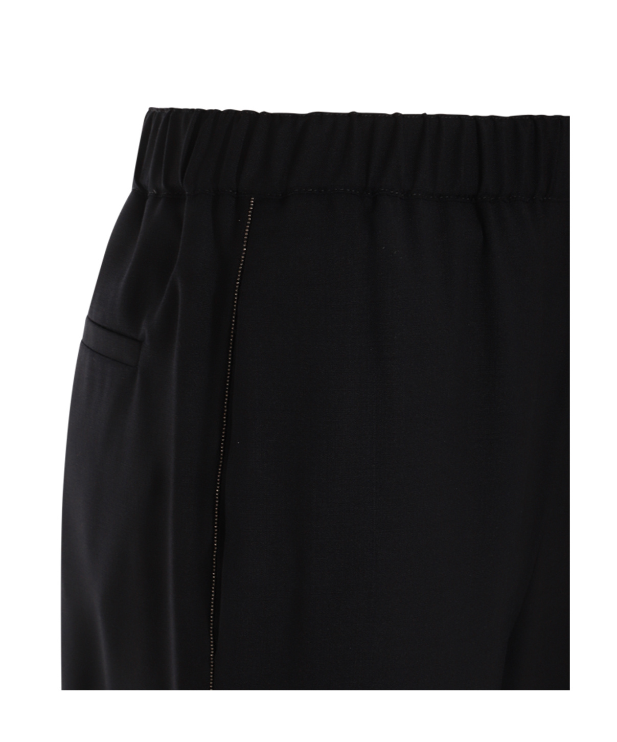 Fabiana Filippi Straight Casual Pants In Black