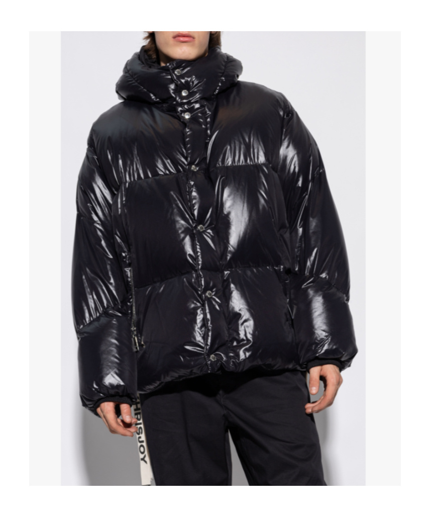 Khrisjoy Men's Puff Khrisman Hooded Down Jacket In Black