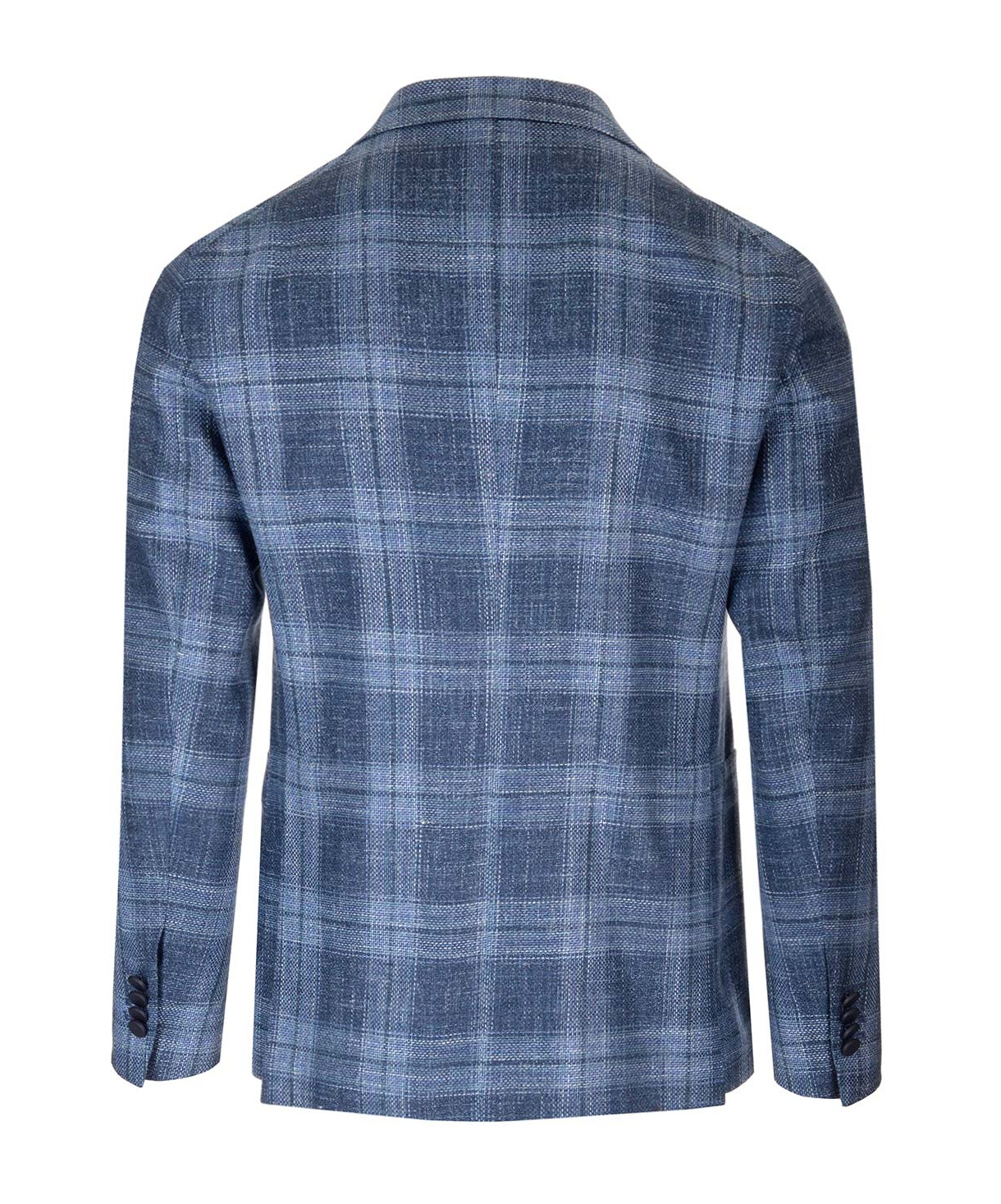 TAGLIATORE CHECK-PATTERN SINGLE-BREASTED BLAZER