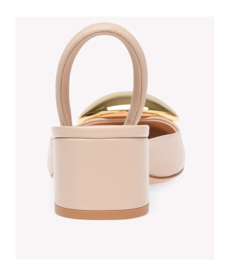 Shop Gianvito Rossi Sphera 45mm Slingback Pumps In Nude