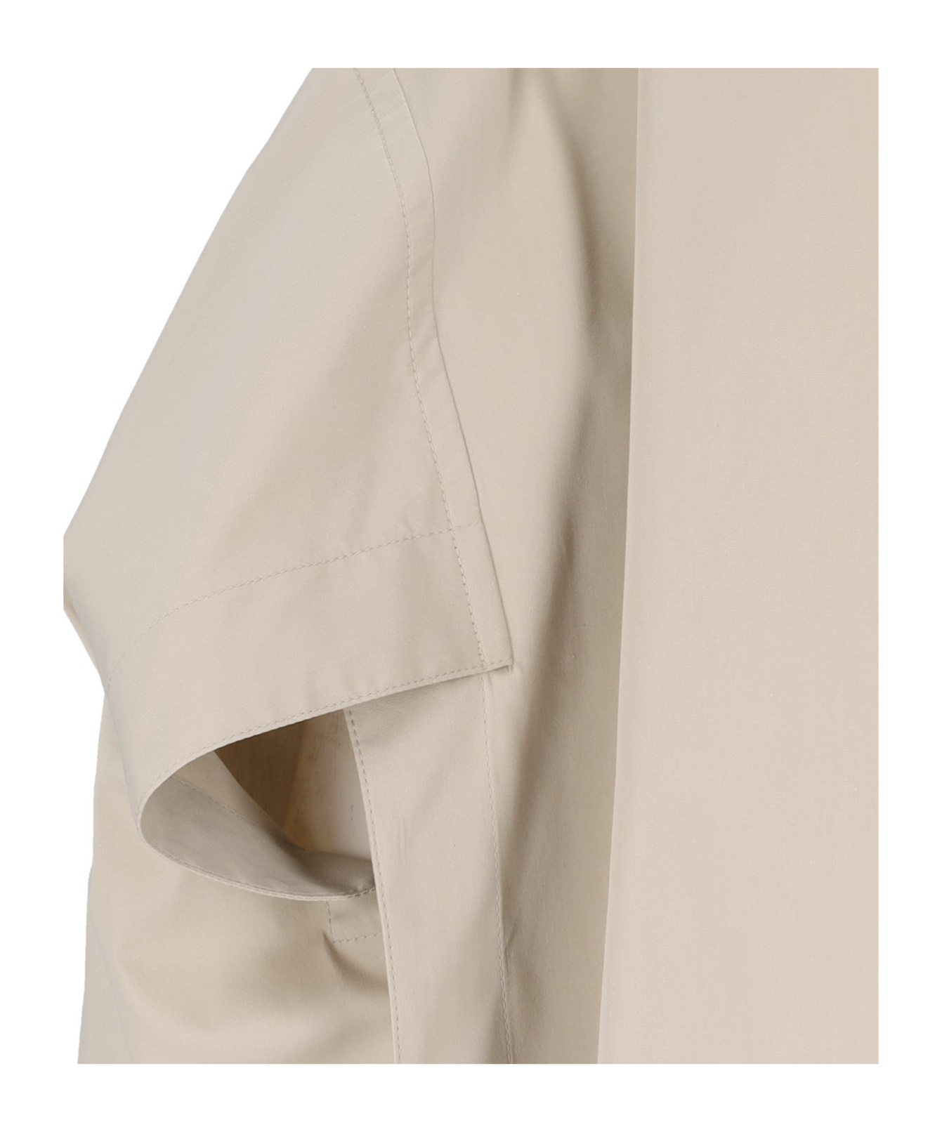 Bottega Veneta Cutout Details Shirt In Nude