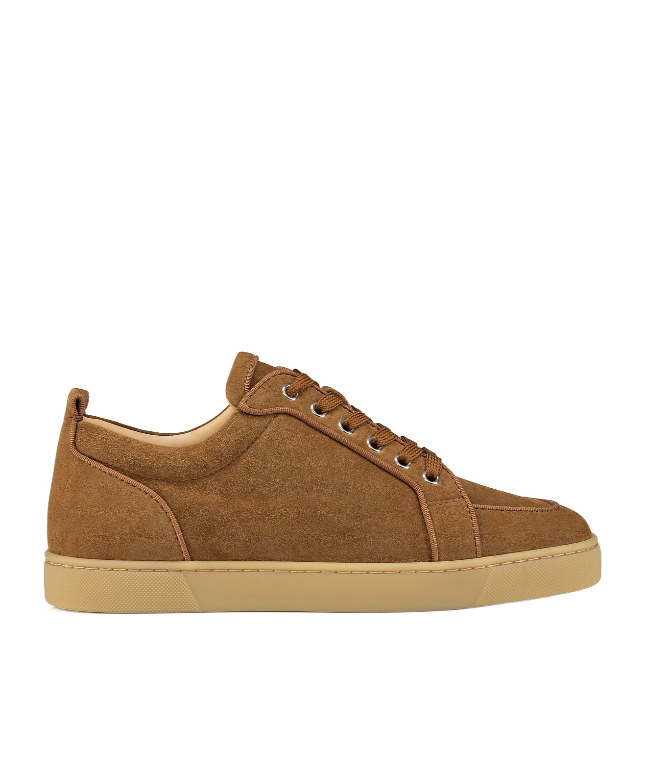 Christian Louboutin Louis Junior Suede Sneakers With Eyelet Detailing