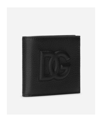 Dolce & Gabbana Black Bifold Wallet With Quilted Leather In Black