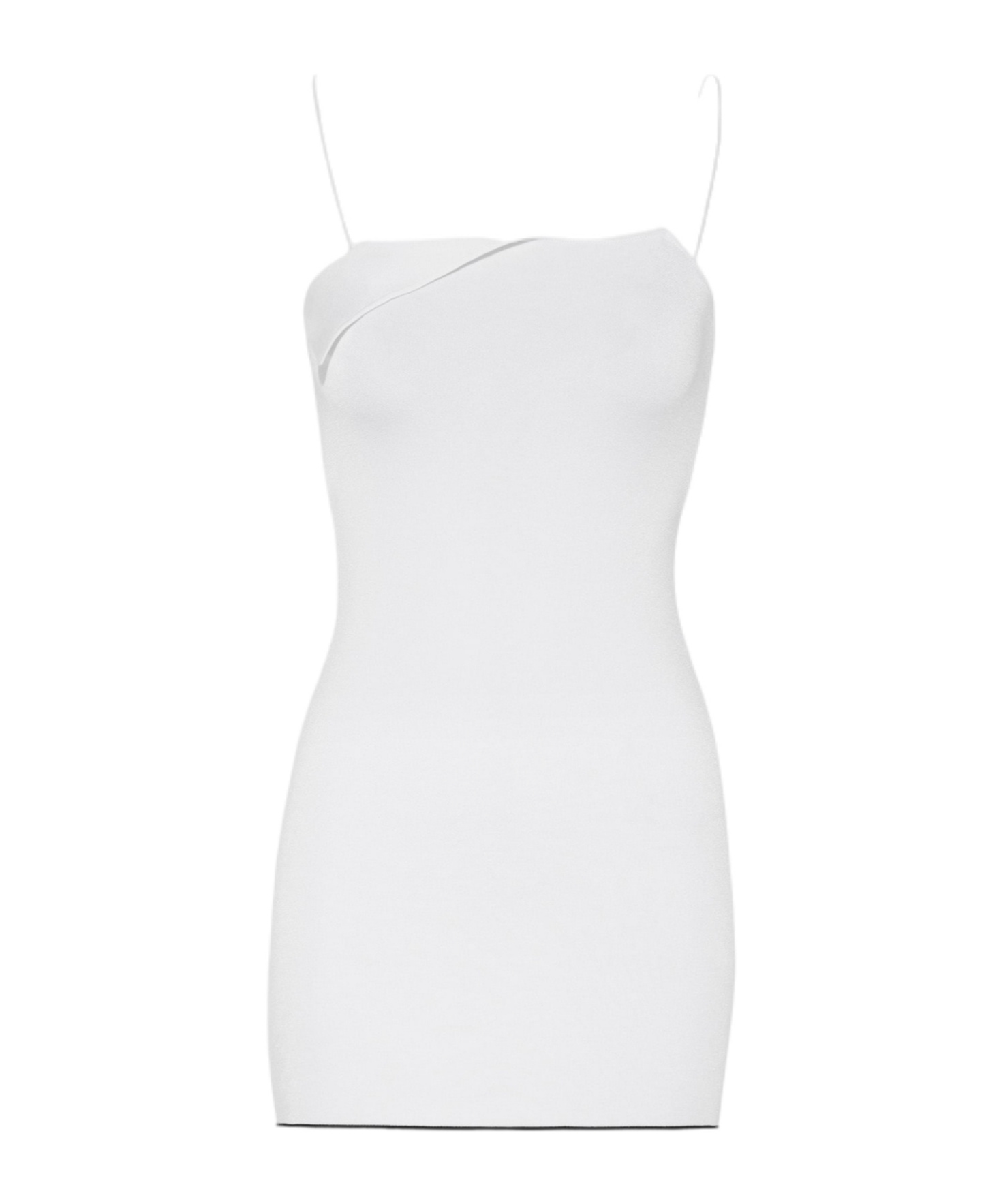 Jacquemus Folded Mini Dress In White