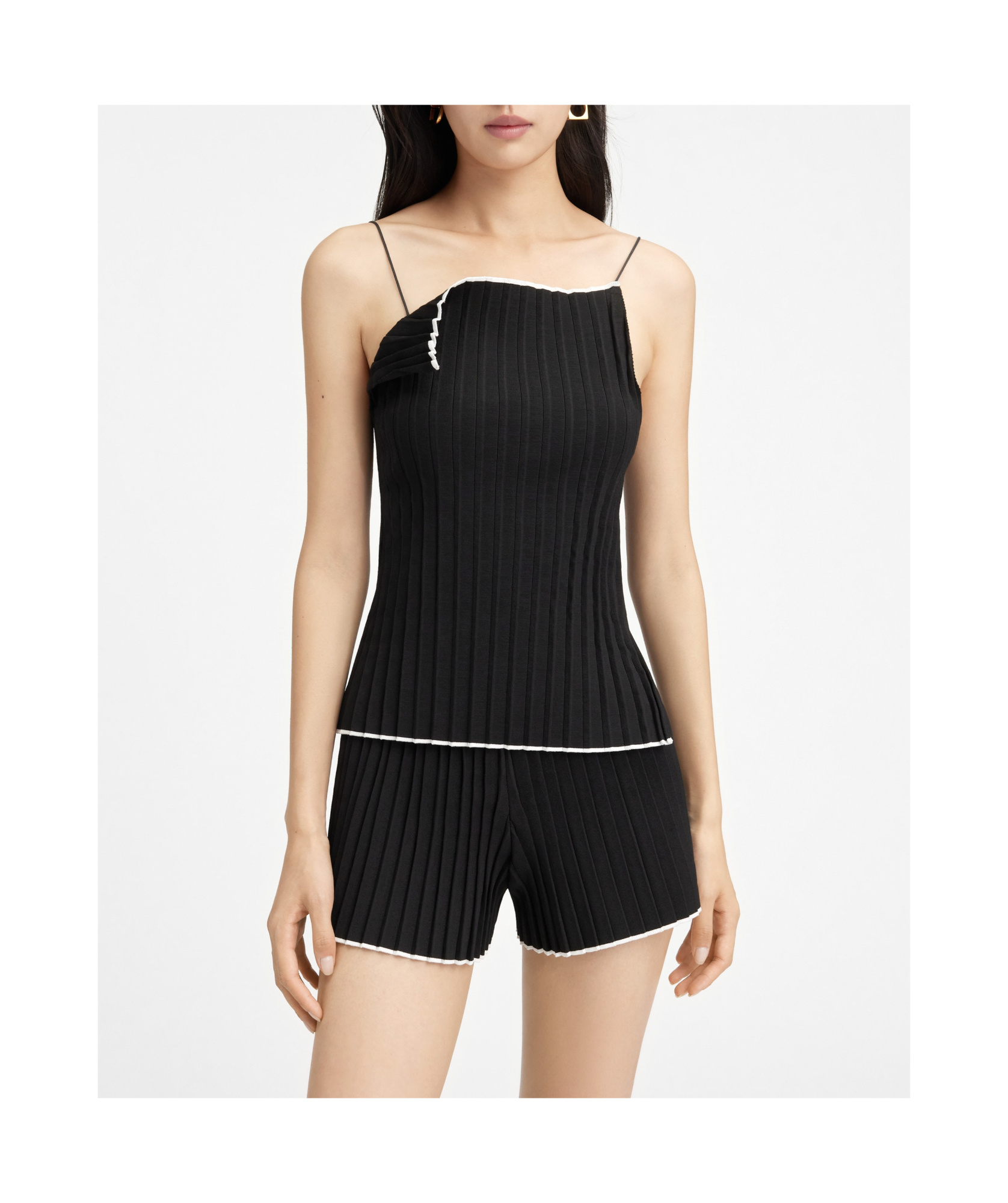 Jacquemus Le Haut Sierra Viscose Top In Black