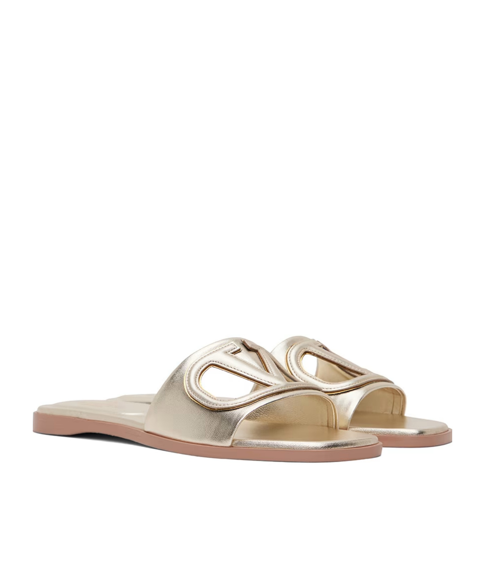 Valentino Paraboot Leather Lace-up Derby Shoes In Nude