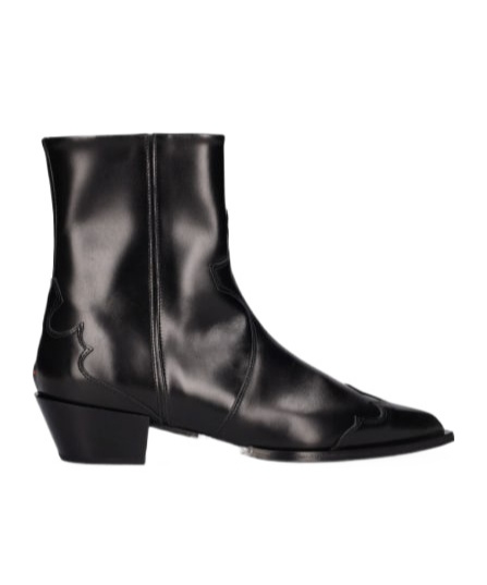 Aeyde Hester Zipper Ankle Boots