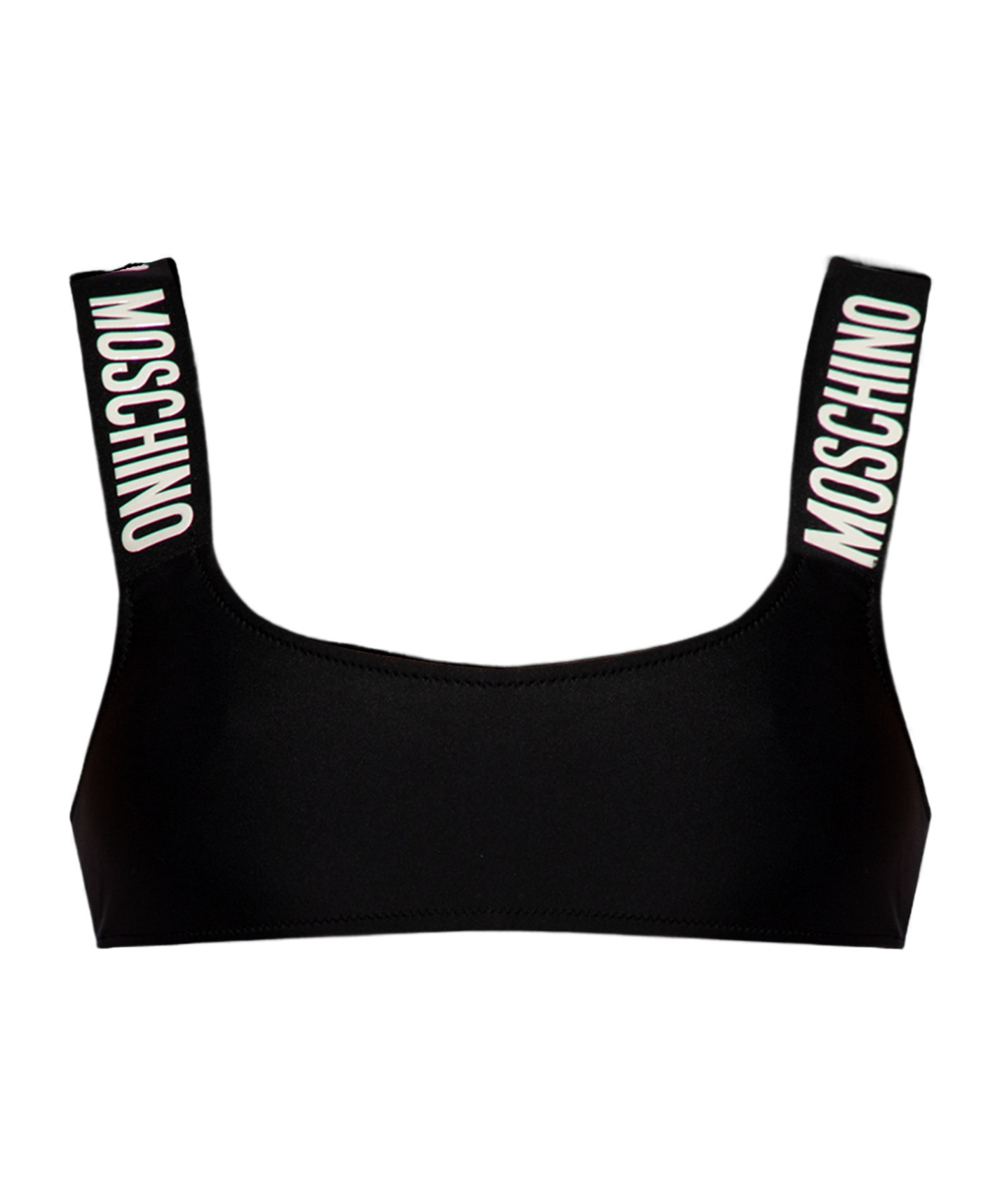 Moschino Logo Tape Scoop In Black