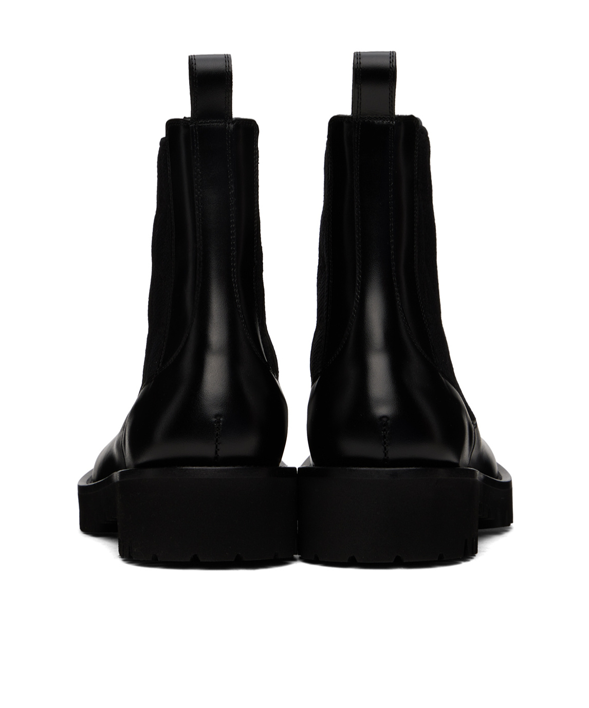 Valentino Toile Iconographe Leather Boots In Black