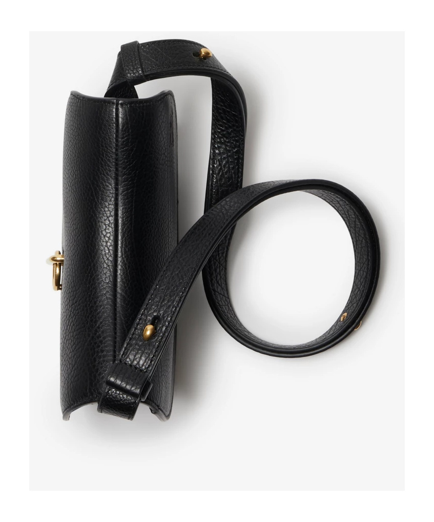 Burberry Mini Rocking Horse Crossbody Bag In Black