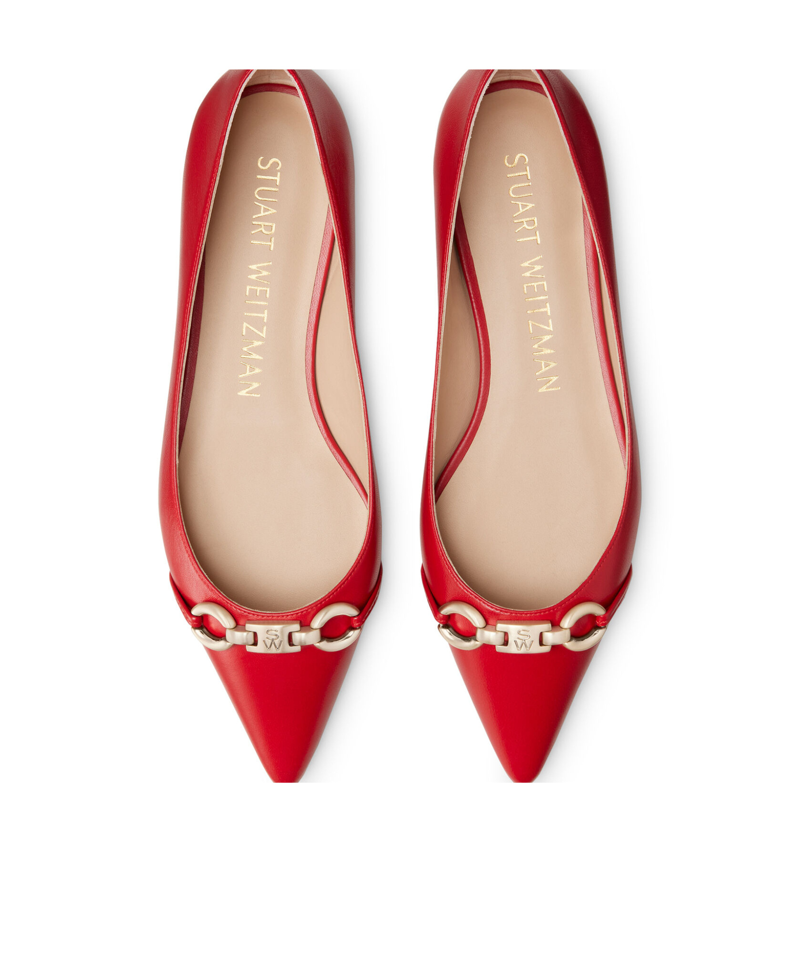 Stuart Weitzman Pointed Ballet Shoes