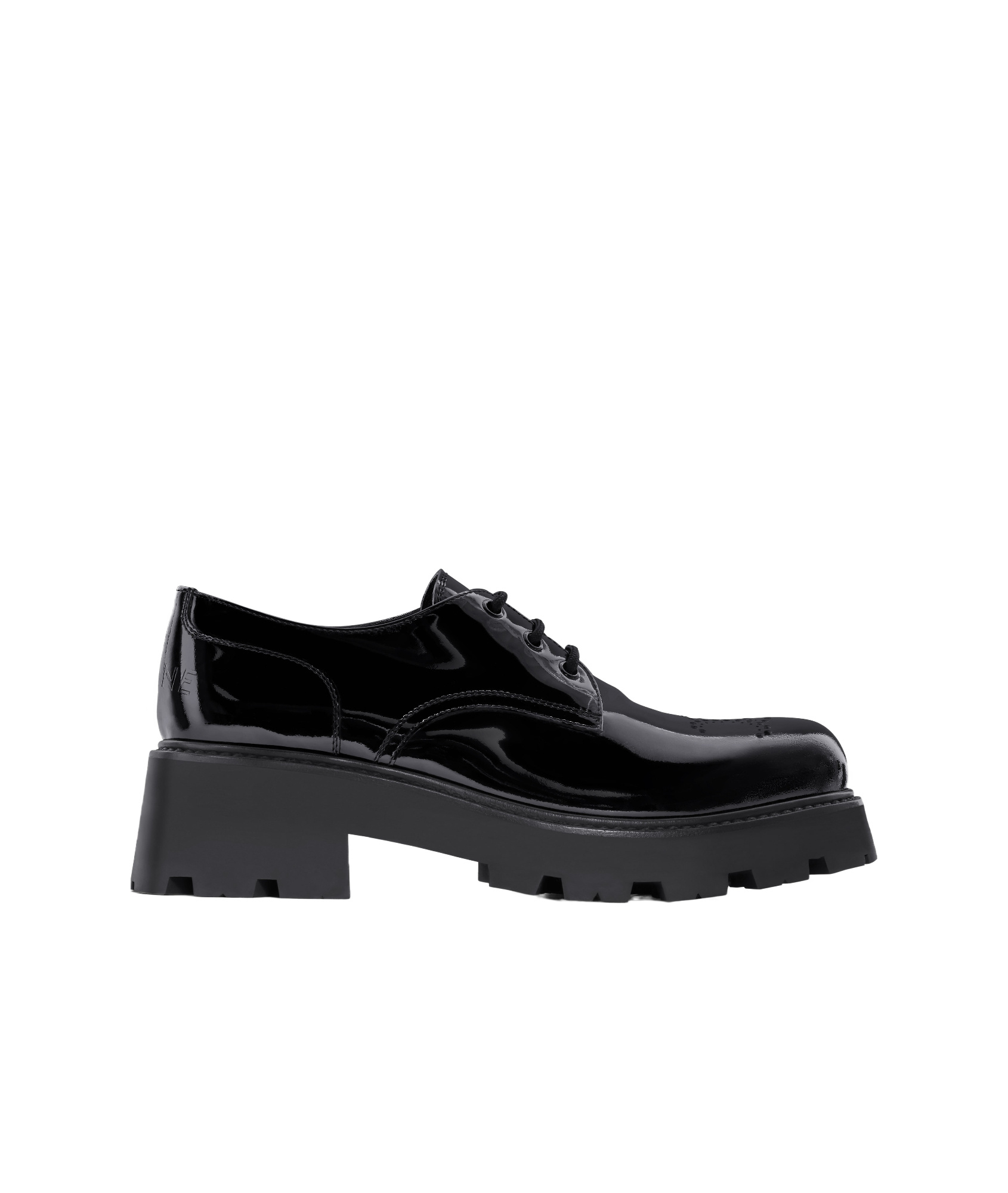 Celine Cameron Derby Triomphe 45 Polished Bull Black