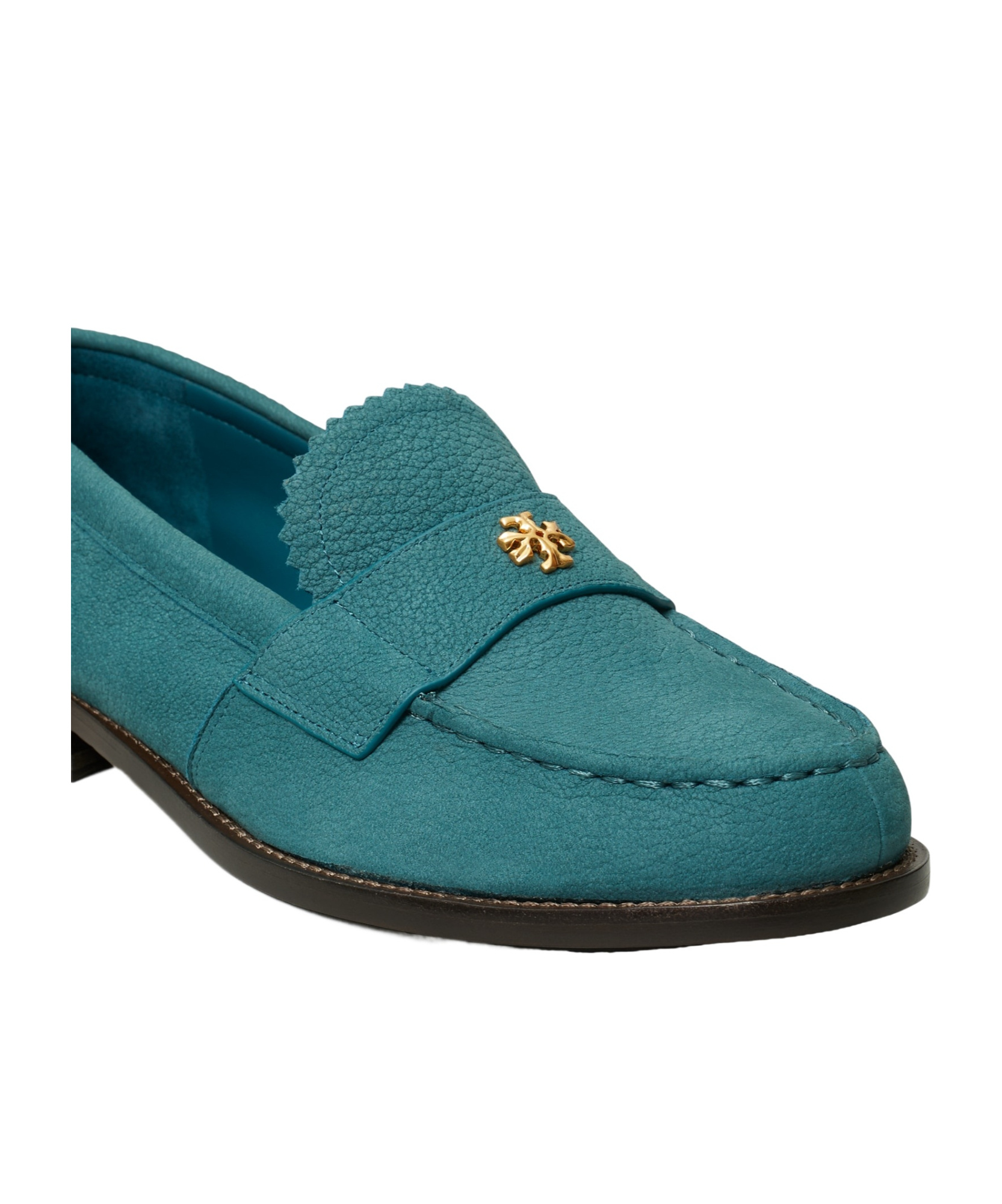 Tory Burch Suede Loafers In Blue