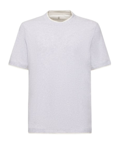 Brunello Cucinelli Layered Design T-shirt