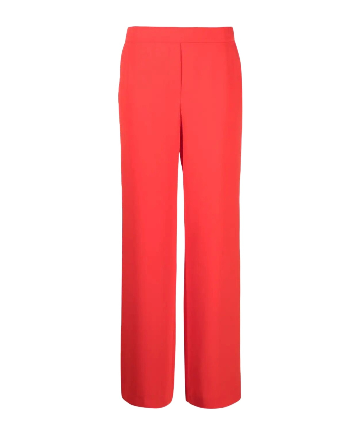 P.a.r.o.s.h Gerade Hose In Satinoptik In Orange