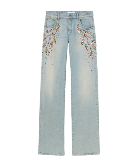 Blumarine Regular Fit Jeans In Gray