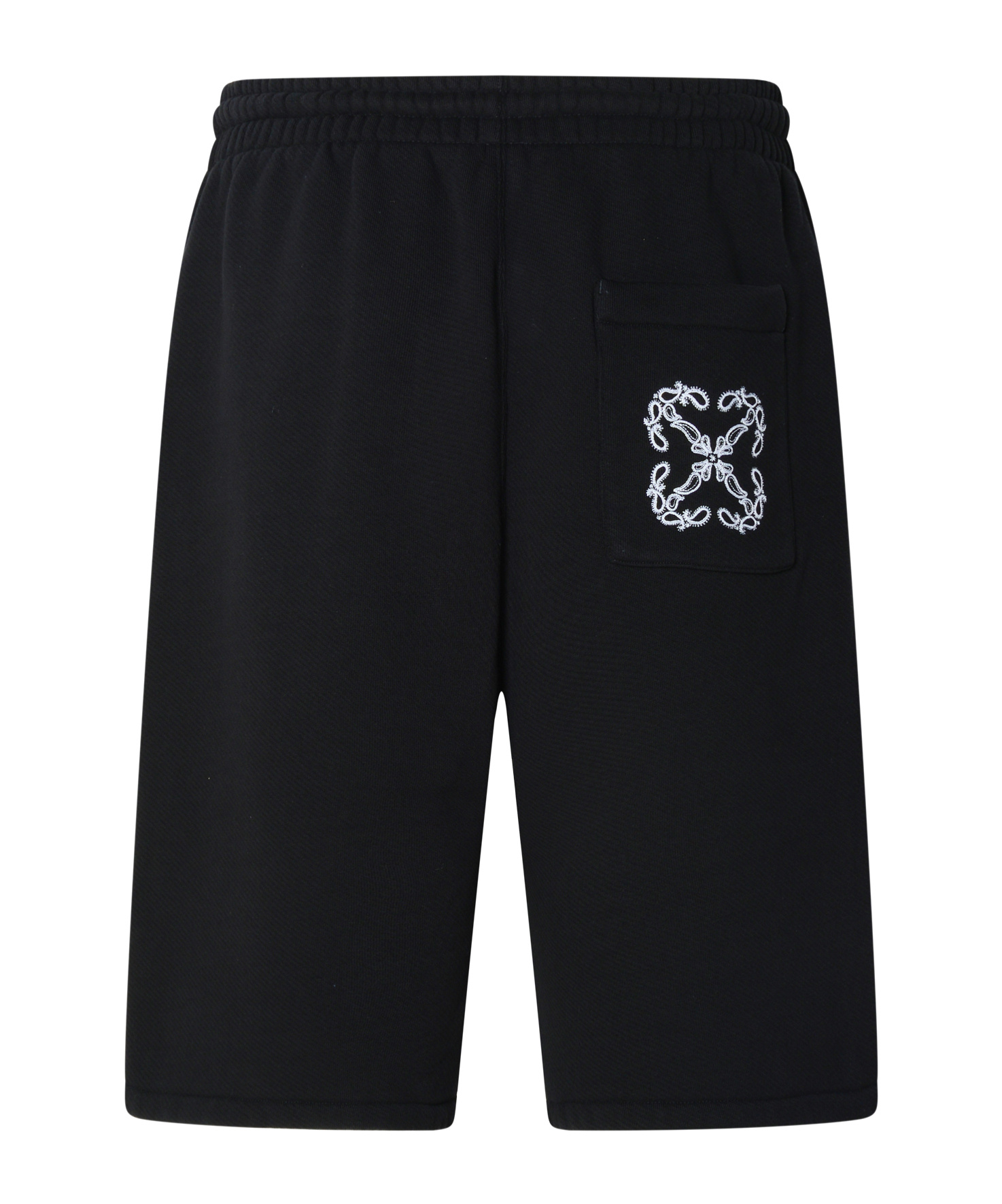 OFF-WHITE OFF-WHITE LOGO EMBROIDERED DRAWSTRING SHORTS