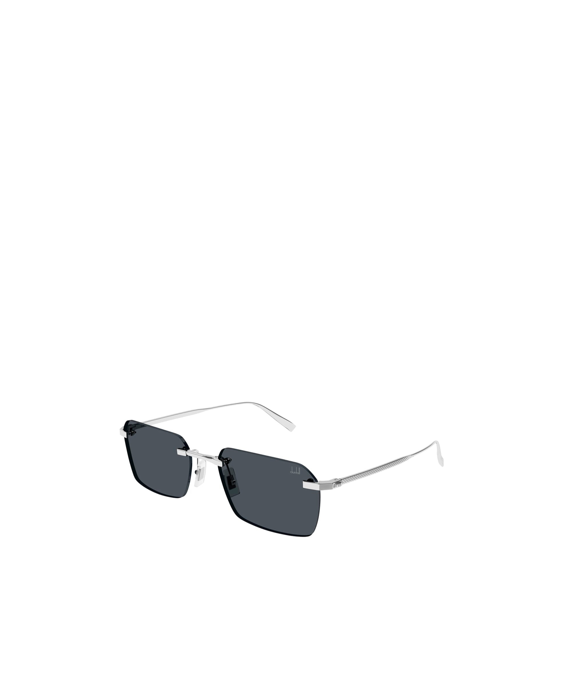Dunhill Rimless Rectangle-frame Sunglasses In Black