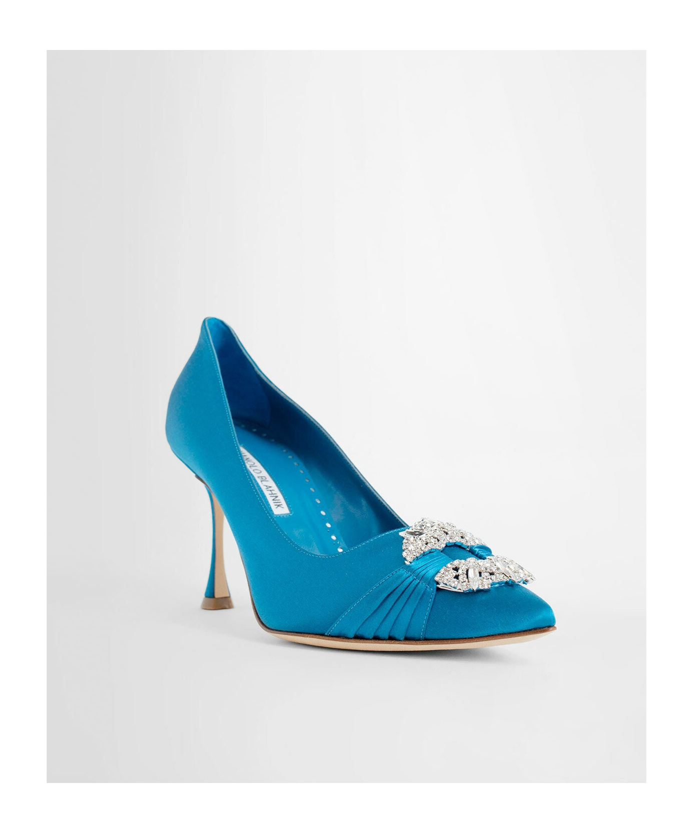 Manolo Blahnik Cusp High-heeled Shoes In Blue
