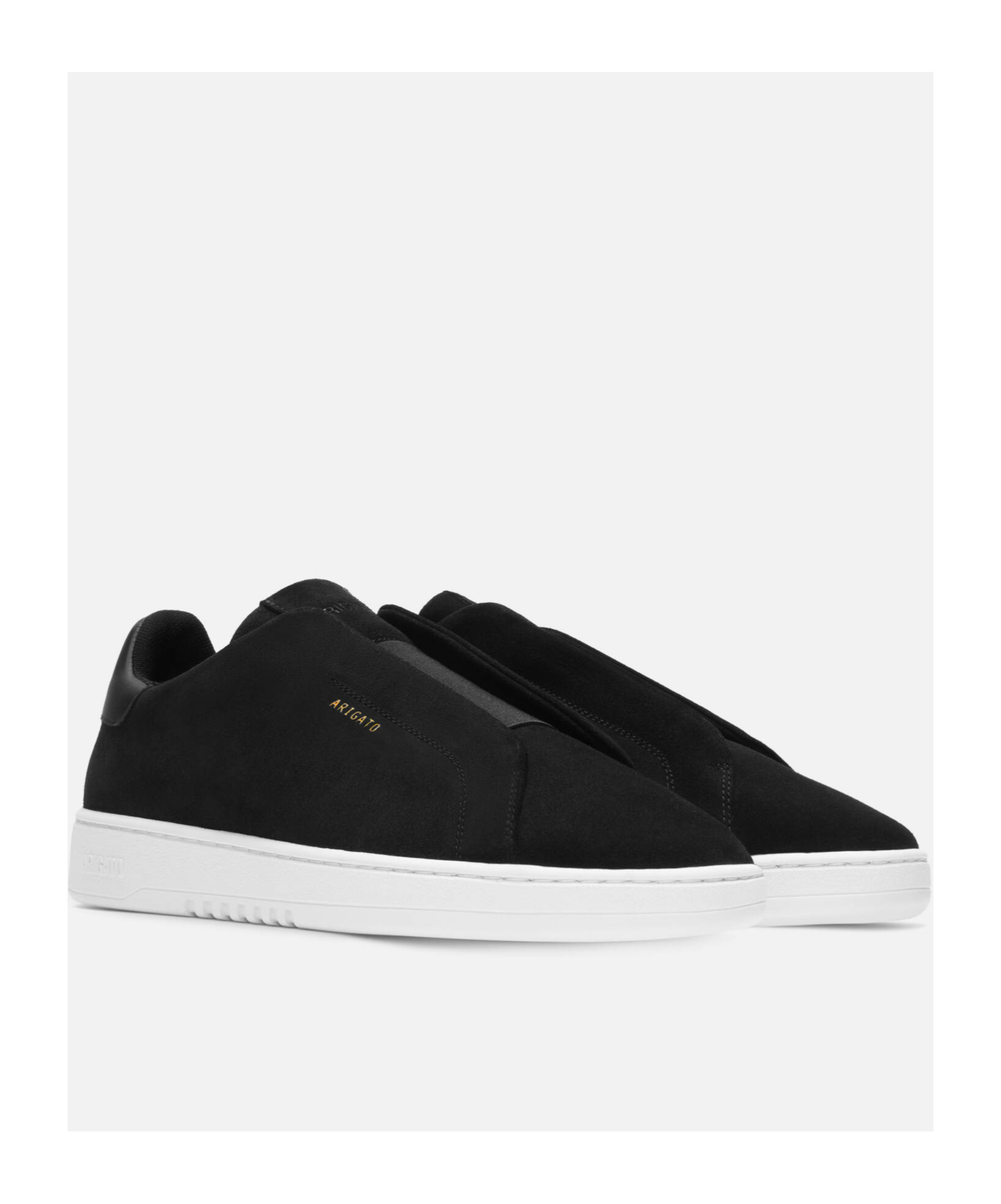 Axel Arigato '90 Clean' Black Low Top Sneakers With Logo Lettering On The Side In Black