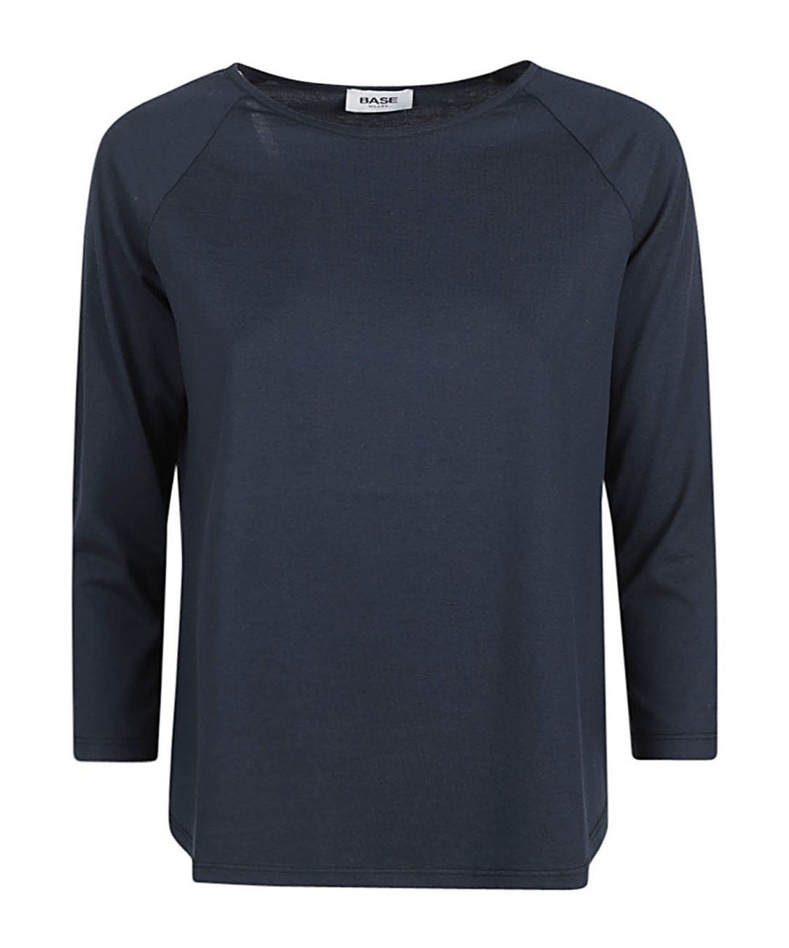 Baserange Base Cotton Crewneck Sweater In Black