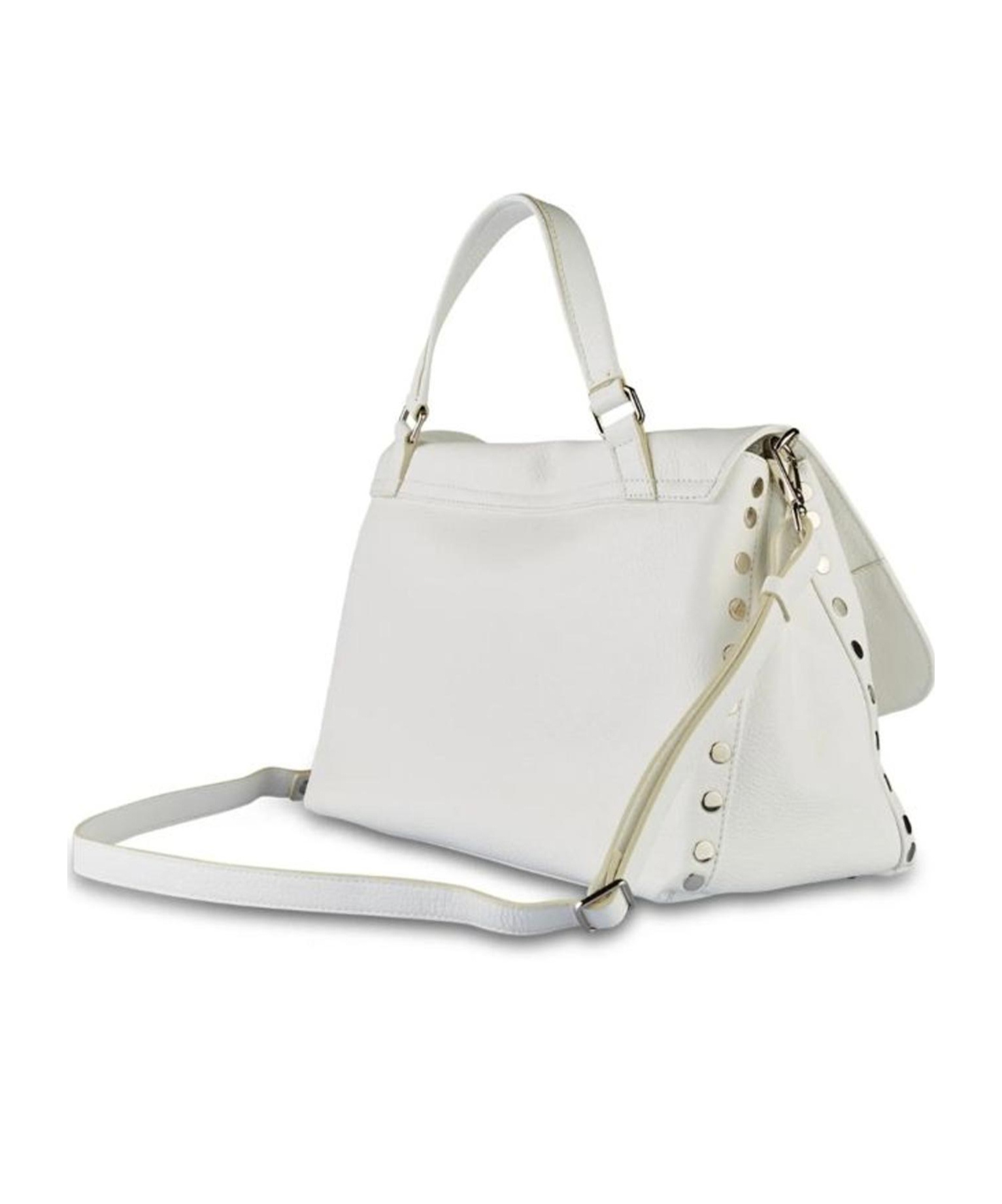 Zanellato Logo Shoulder Bag In White