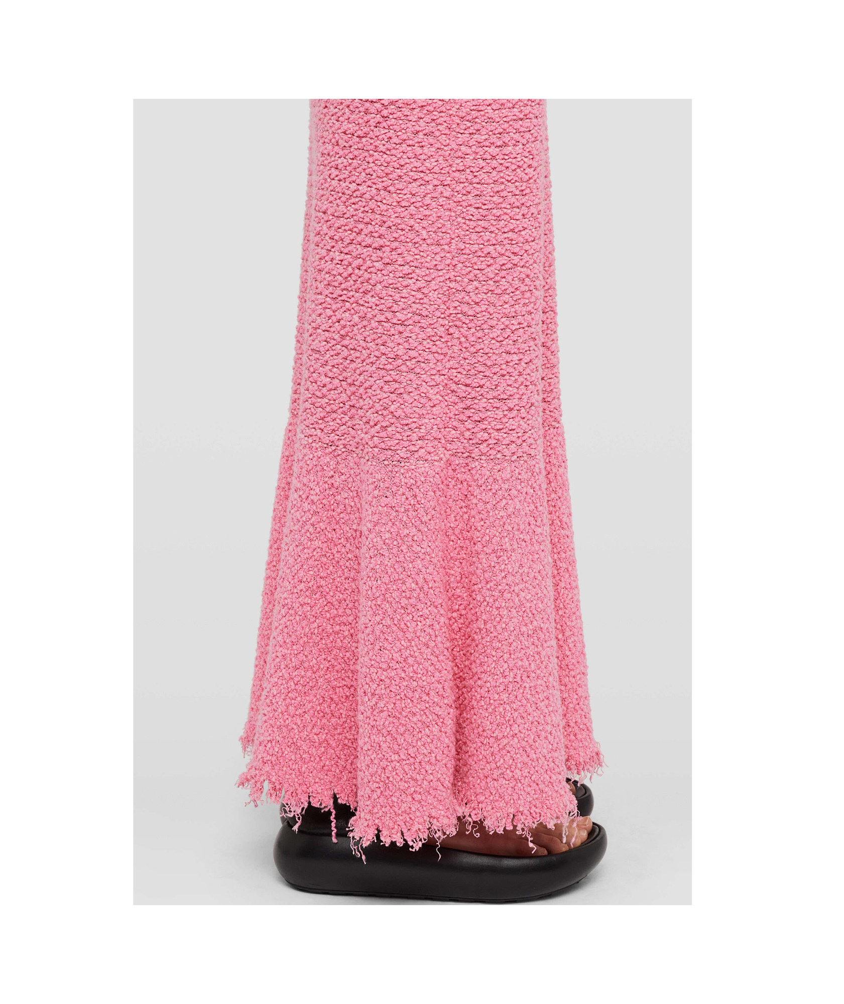 Jil Sander Embroidered Sleeveless Maxi Dress In Pink