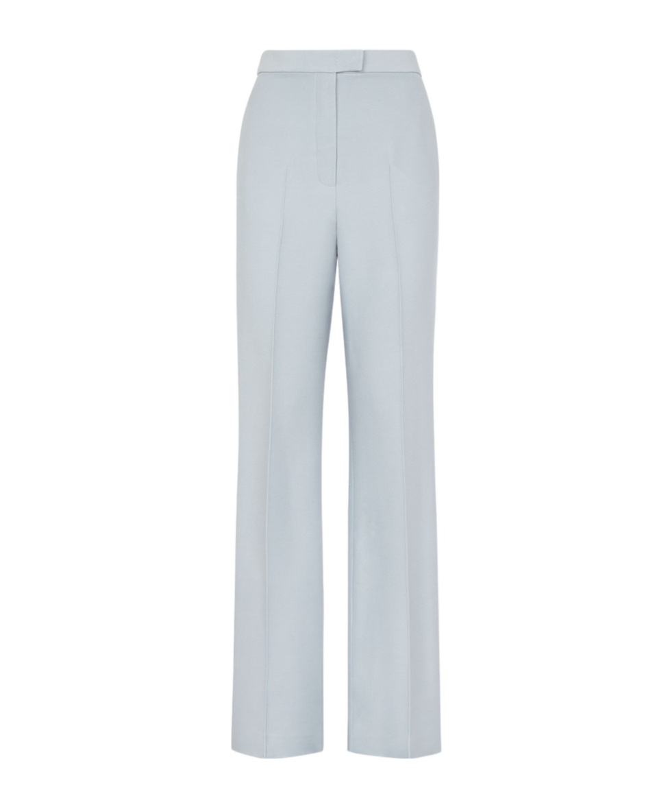 Fendi Pressed-crease Straight Trousers In Blue
