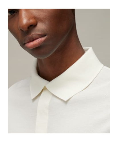 Y-3 Piqué Cotton Polo Shirt In White
