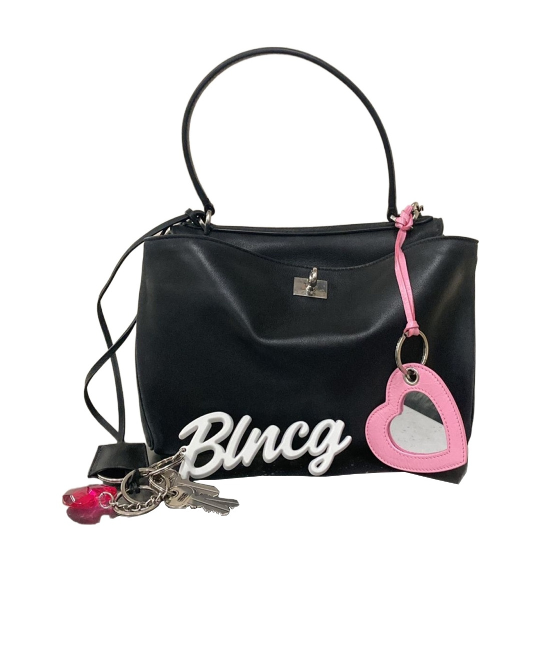 Balenciaga Rodeo Small Shoulder Bag In Black