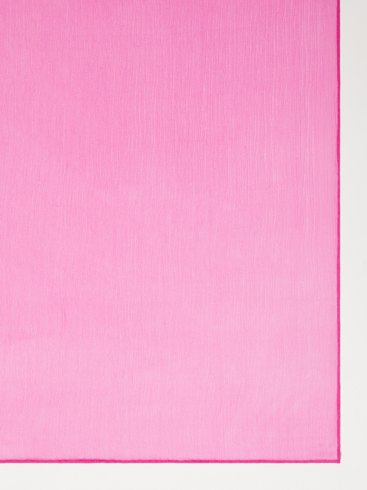 Max Mara Crêpe Texture Silk Scarf In Pink
