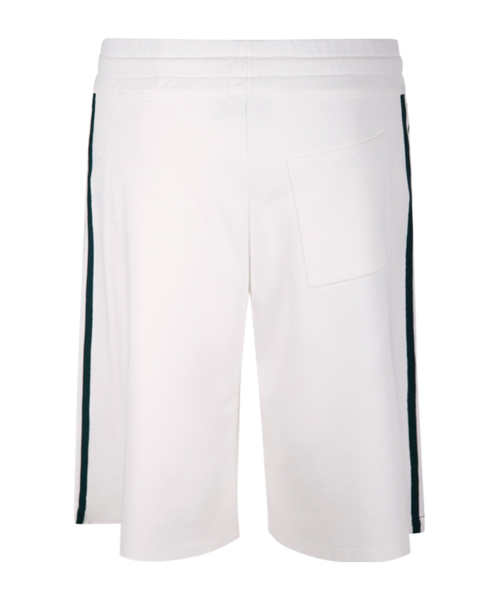 Shop Autry Logo Logo Elastic Waist Shorts In White