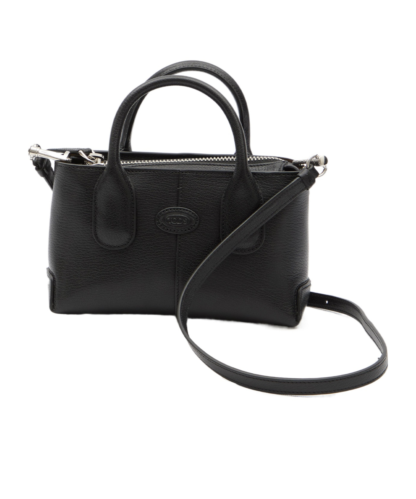Tod's Di Leather Mini Bag In Black