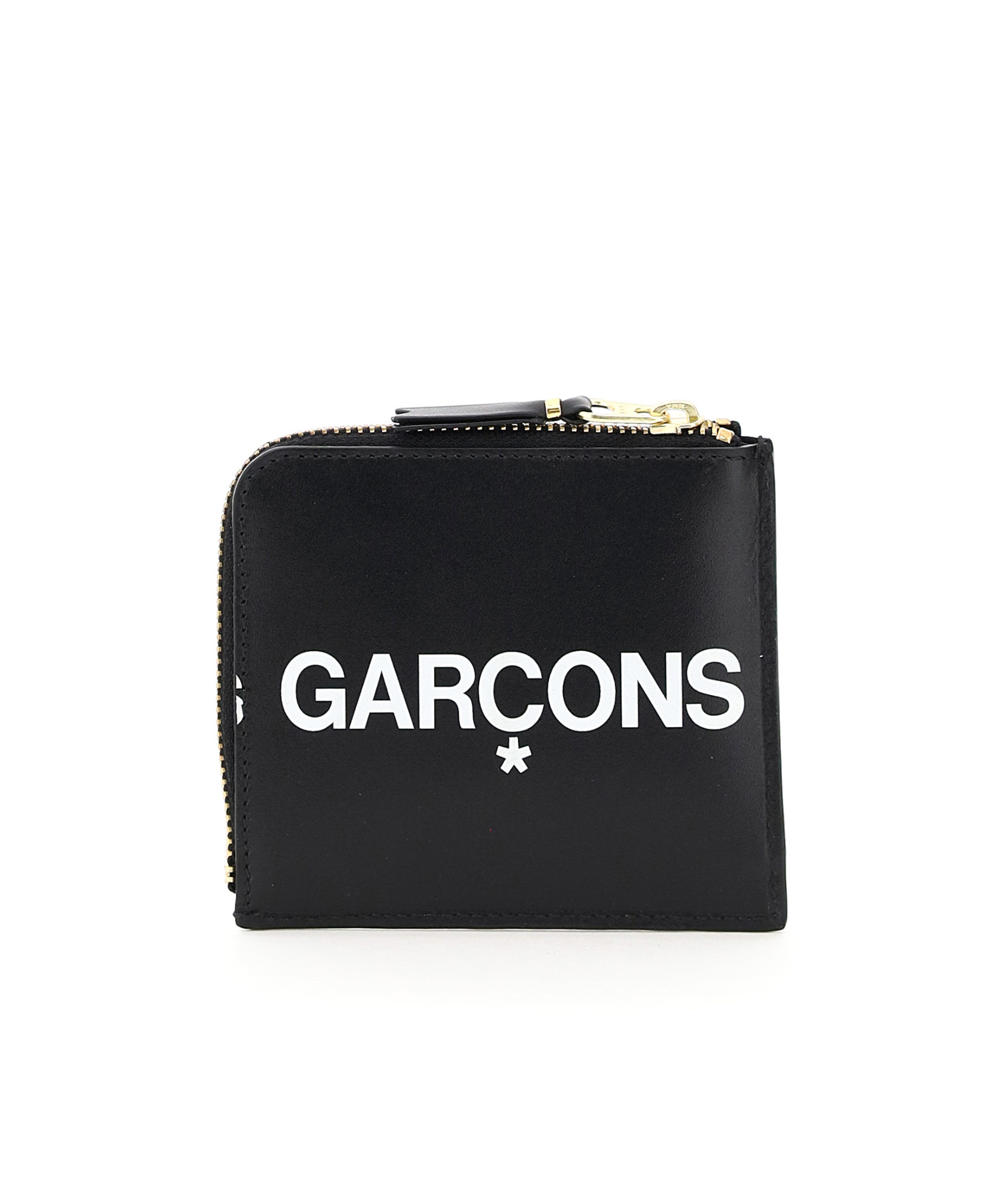 Comme Des Garçons Cdg Large Logo Wallet In Black